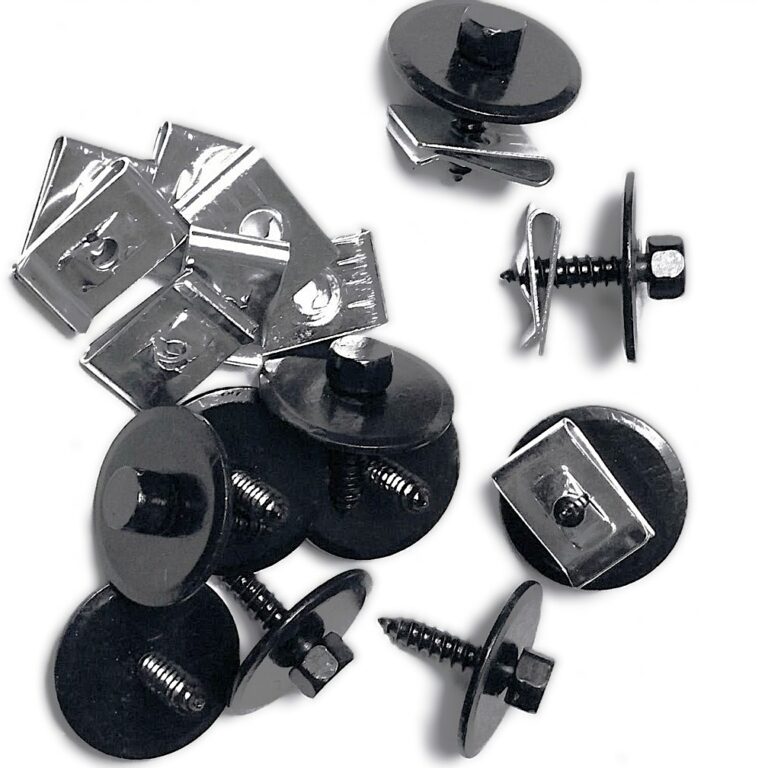 10 x blaszka 4,8x19,5x12 wkręt 4,8x18 bmw mercedes