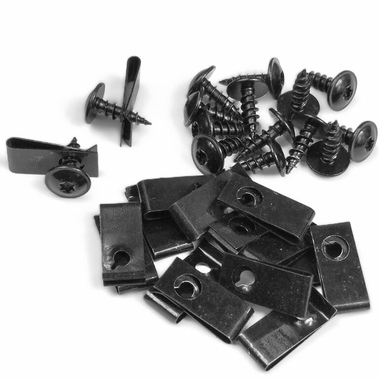 20 x blaszka 24x11 wkręt 5,1x16 torx czarna uniwersalna