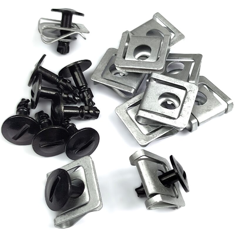 10 x wkręt śruba 7x20 blaszka 7 25x25 vw audi seat